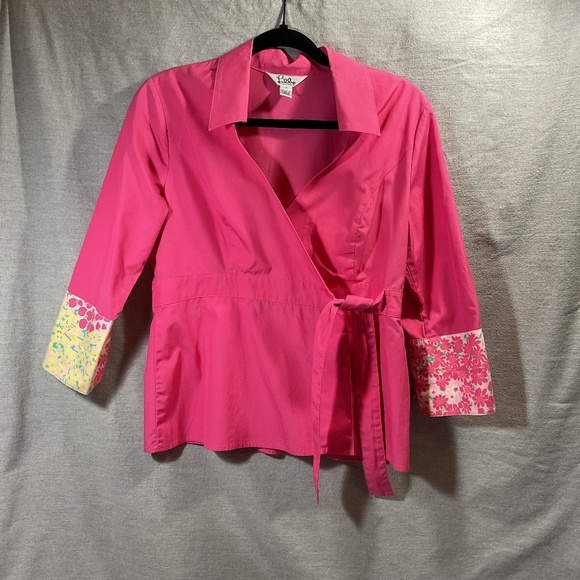 Lily Pulitzer Wrap Blouse - Picture 1 of 6